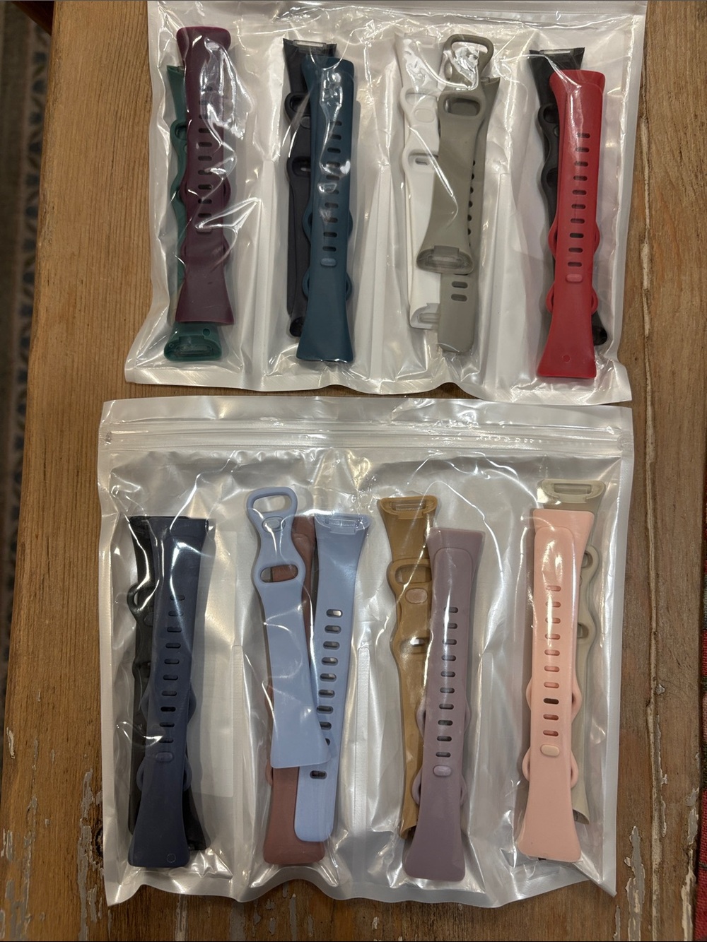 Replacement Silicone Smartwatch Bands - Multi-Color Set for Fit Bit Charge 6